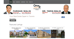 Desktop Screenshot of maliksrealestate.com